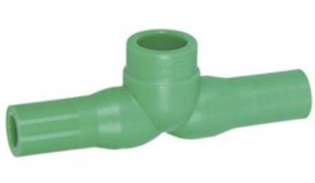 Foto do insumo SINAPI 38455 — TE MISTURADOR, PPR, F/M/M, DN 25 X 25 MM, PARA AGUA QUENTE PREDIAL