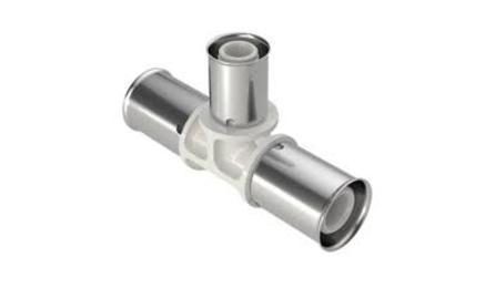 Foto do insumo SINAPI 39289 — TE, PLASTICO, DN 20 MM, PARA CONEXAO COM CRIMPAGEM, EM TUBO PEX PARA INST. AGUA 