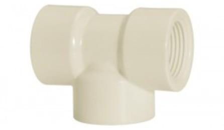 Foto do insumo SINAPI 7094 — TE PVC ROSCAVEL 90 GRAUS, 1", PARA AGUA FRIA PREDIAL