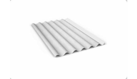 Foto do insumo SINAPI 7195 — TELHA DE FIBROCIMENTO ONDULADA E = 6 MM, DE 1,53 X 1,10 M (SEM AMIANTO)