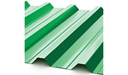 Foto do insumo SINAPI 7243 — TELHA TRAPEZOIDAL EM ACO ZINCADO, SEM PINTURA, ALTURA DE APROXIMADAMENTE 40 MM, 