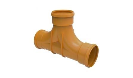 Foto do insumo SINAPI 7274 — TIL PARA LIGACAO PREDIAL, EM PVC, JE, BBB, DN 100 X 100 MM, PARA REDE COLETORA E