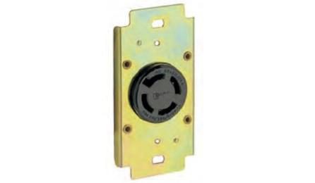 Foto do insumo SINAPI 7524 — TOMADA INDUSTRIAL DE EMBUTIR 3P+T 30 A, 440 V, COM TRAVA, SEM PLACA