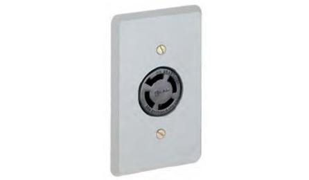 Foto do insumo SINAPI 7525 — TOMADA INDUSTRIAL DE EMBUTIR 3P+T 30 A, 440 V, COM TRAVA, COM PLACA
