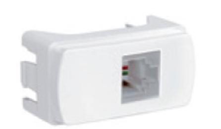 Foto do insumo SINAPI 38103 — TOMADA RJ11, 2 FIOS (APENAS MODULO)