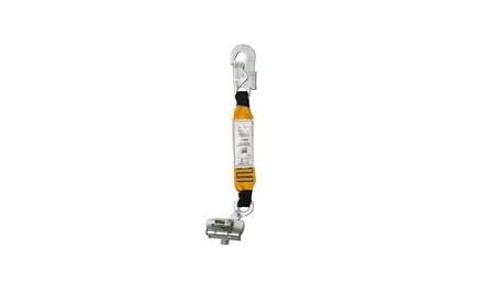 Foto do insumo SINAPI 36149 — TRAVA-QUEDAS EM ACO PARA CORDA DE 12 MM, EXTENSOR DE 25 X 300 MM, COM MOSQUETAO 