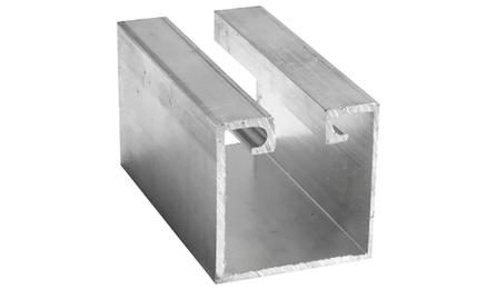 Foto do insumo SINAPI 43605 — TRILHO PANTOGRAFICO RETO, EM ALUMINIO, TIPO U, COM DIMENSOES DE *38 X 38* MM PAR
