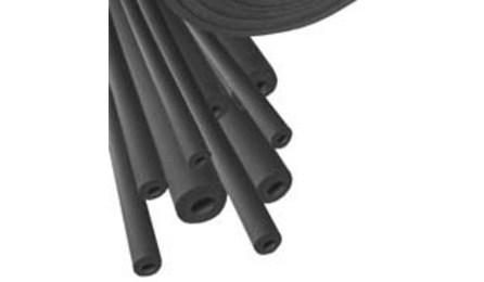 Foto do insumo SINAPI 39740 — TUBO DE BORRACHA ELASTOMERICA FLEXIVEL, PRETA, PARA ISOLAMENTO TERMICO DE TUBULA