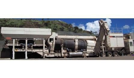 Foto do insumo SINAPI 10601 — USINA DE ASFALTO A QUENTE, FIXA, TIPO CONTRA FLUXO, CAPACIDADE DE 100 A 140 T/H,