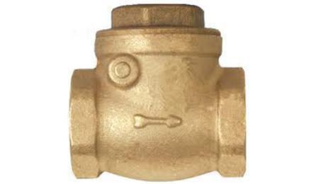 Foto do insumo SINAPI 10407 — VALVULA DE RETENCAO HORIZONTAL, DE BRONZE (PN-25), 4", 400 PSI, TAMPA DE PORCA D