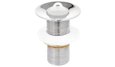 Foto do insumo SINAPI 38643 — VALVULA EM METAL CROMADO PARA LAVATORIO, 1" SEM LADRAO